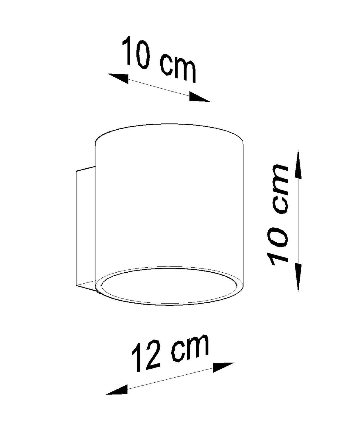Orbis Up/Down Natural Wood Wall Light, G9