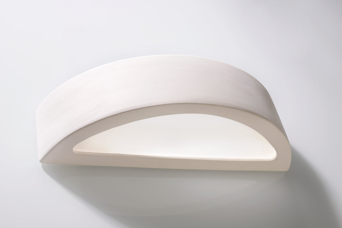 Atena Classic Paintable Ceramic Wall Light