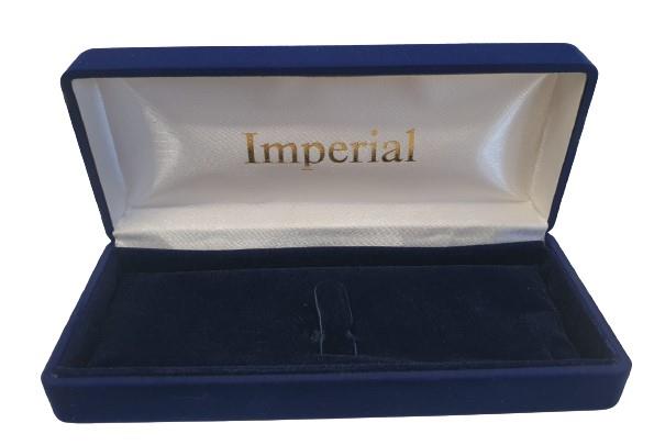 Imperial Miniature Key Chain Clock with Scooter Design – Chrome Plated Metal, Slide Cover, Silver
