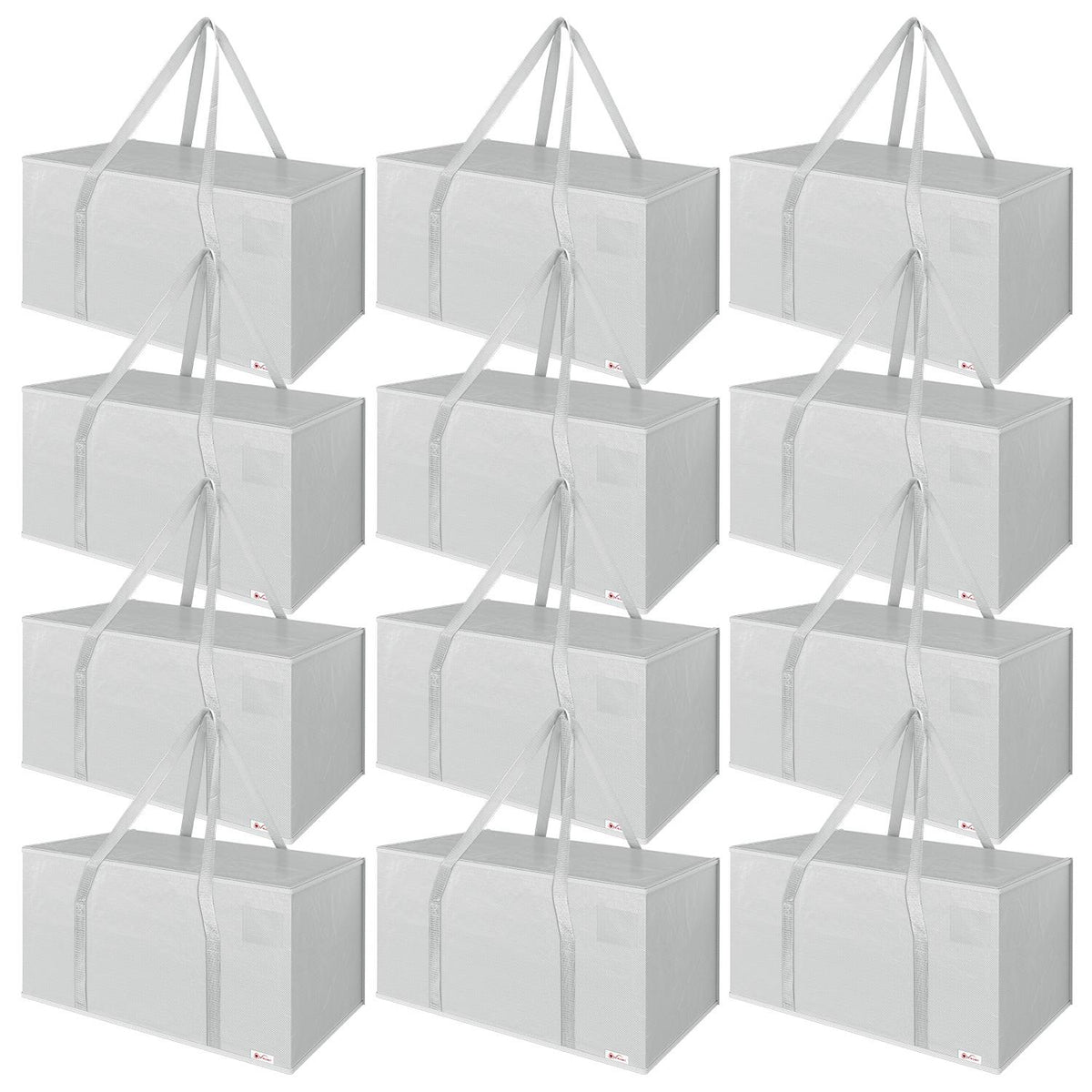 VINSANI 12 pack grey moving bags