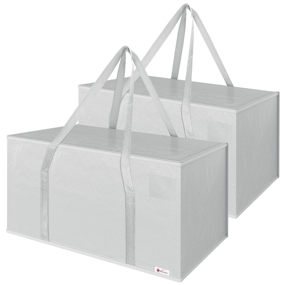 VINSANI 2 pack grey moving bags