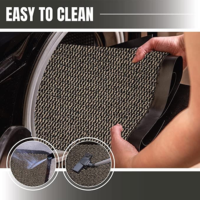 Heavy Duty Non-Slip Barrier Mat, 60 x 120 – Dirt and Moisture Absorbent Entrance Mat for High Footfall, Rust