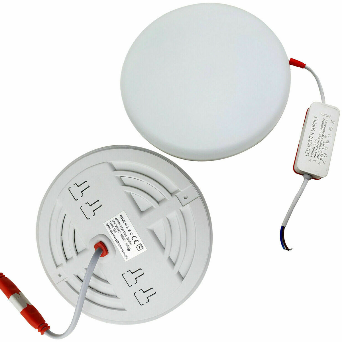 Ledsone Round Recessed LED Ceiling Panel Downlight – Slim Energy Efficient Light for Kitchen & Bathroom