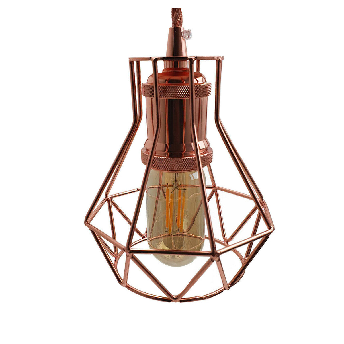 Vintage Wire Cage Wall Lamp Guard