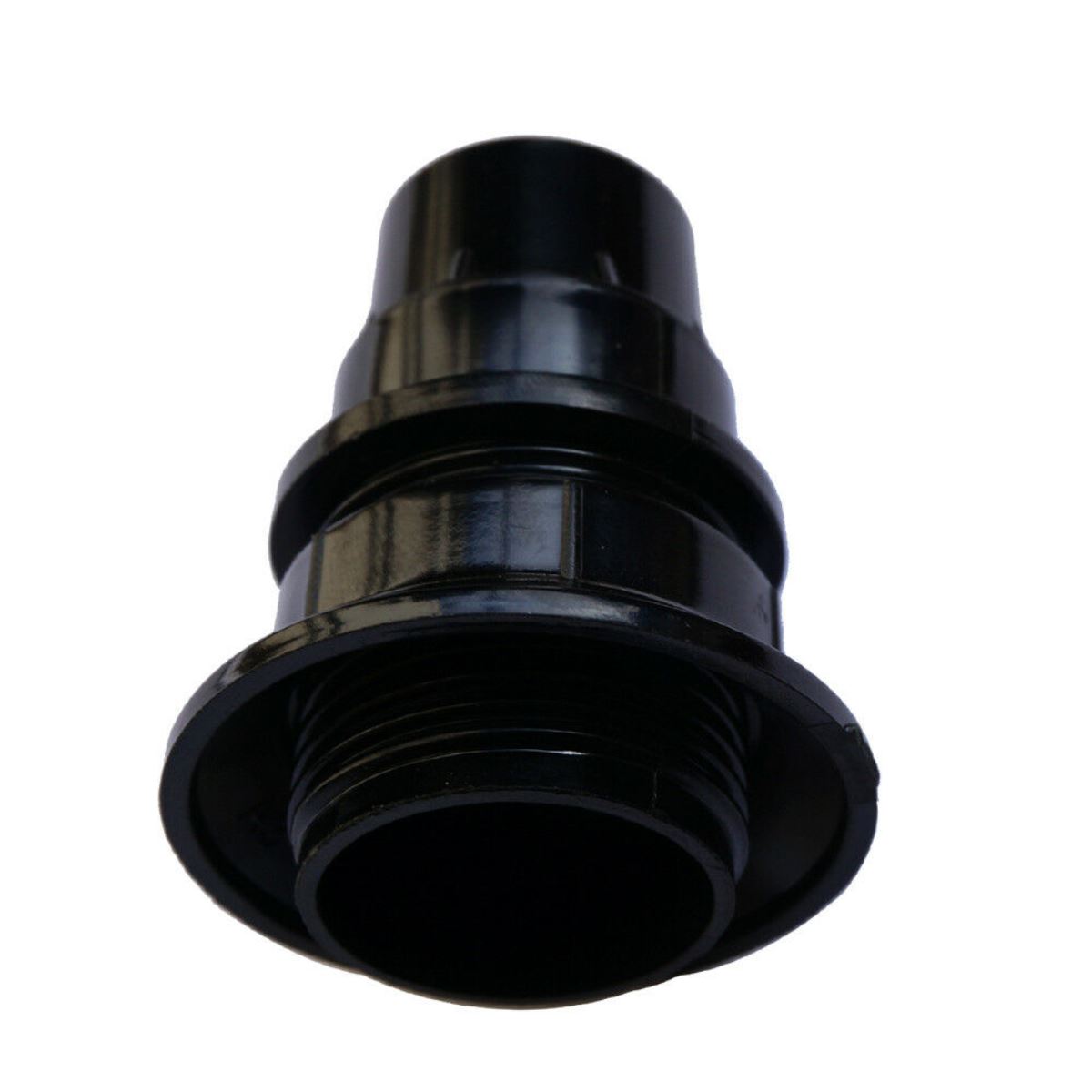 LEDSONE E14 Bulb Holder, Small Edison Screw SES Lamp Holder – Vintage Table Lamp Socket, Black