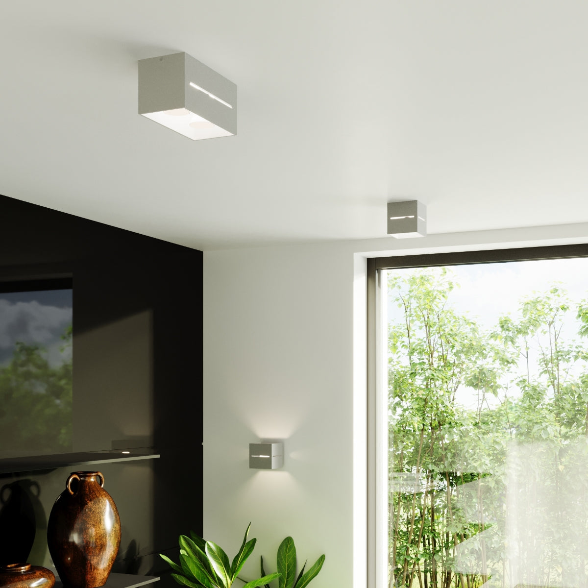 Lobo Modern Aluminium Wall Light, G9