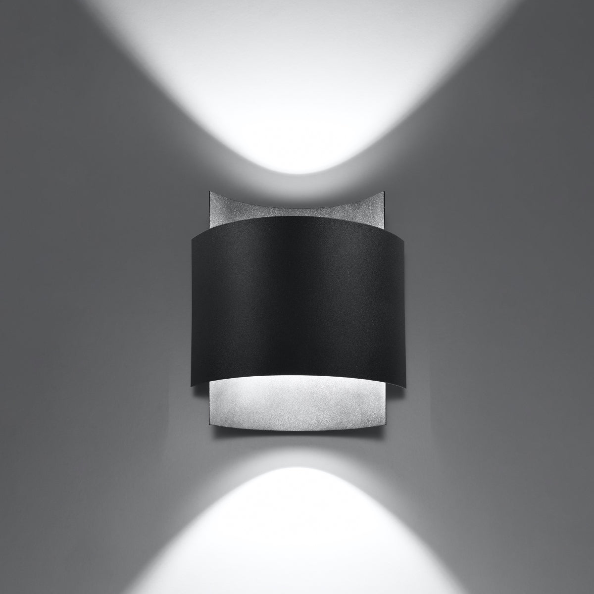 Sollux Impact Wall Lamp with Steel Body, G9 – Industrial Design Light, Black