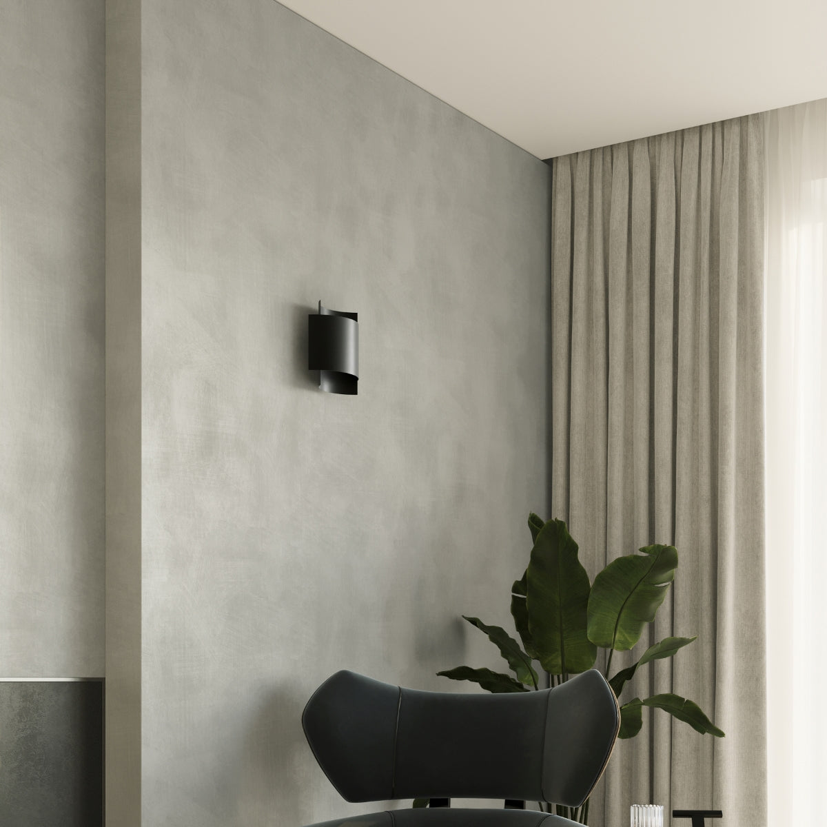 Sollux Impact Wall Lamp with Steel Body, G9 – Industrial Design Light, Black