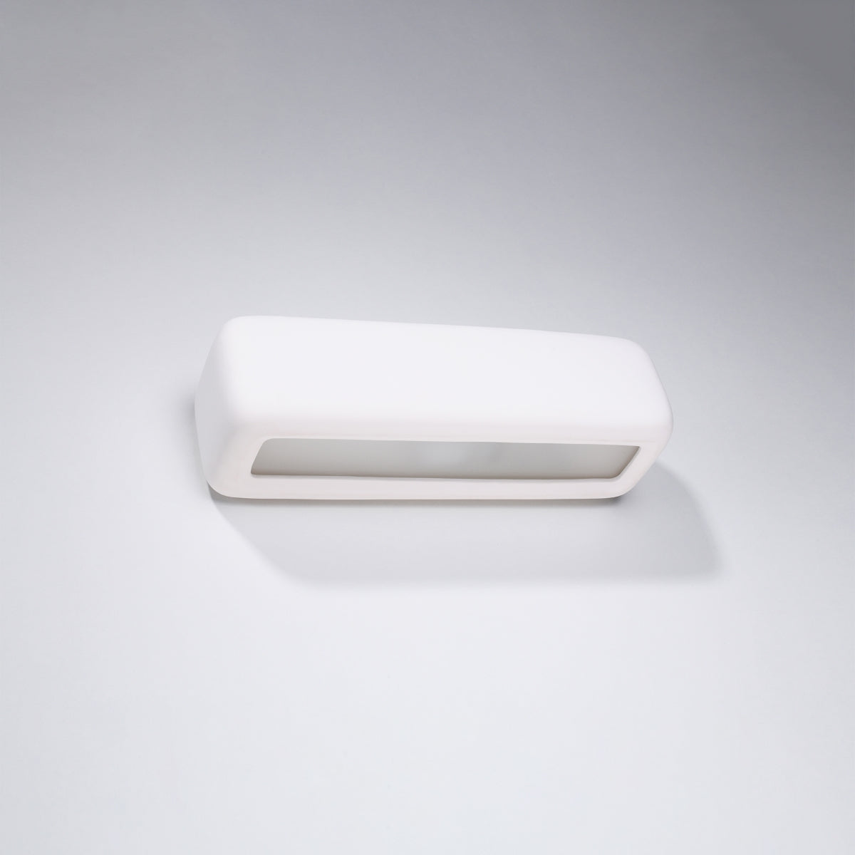 Sollux Subani Wall Lamp with Ceramic and Glass Shade, E27 – Modern Design Light, White