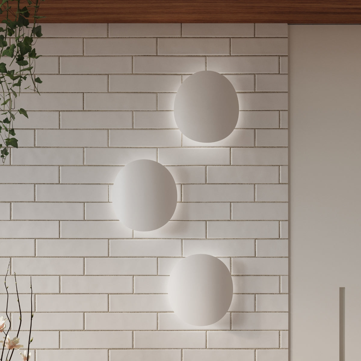 Senses Modern Steel Wall Light, G9