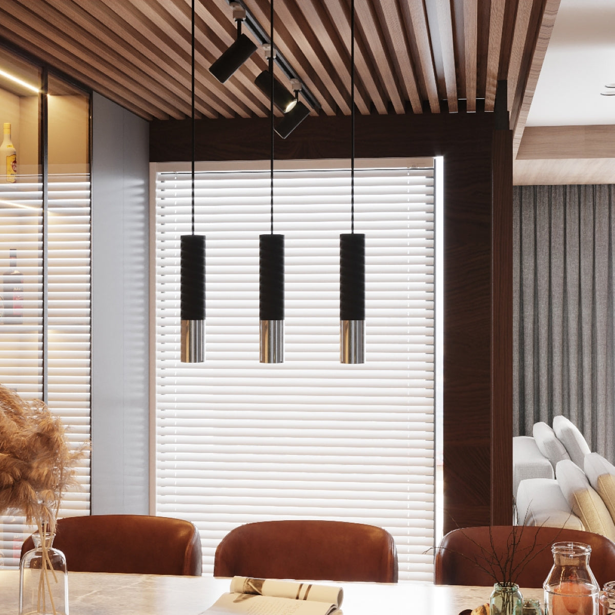 Loopez Modern Steel Wall Light, GU10