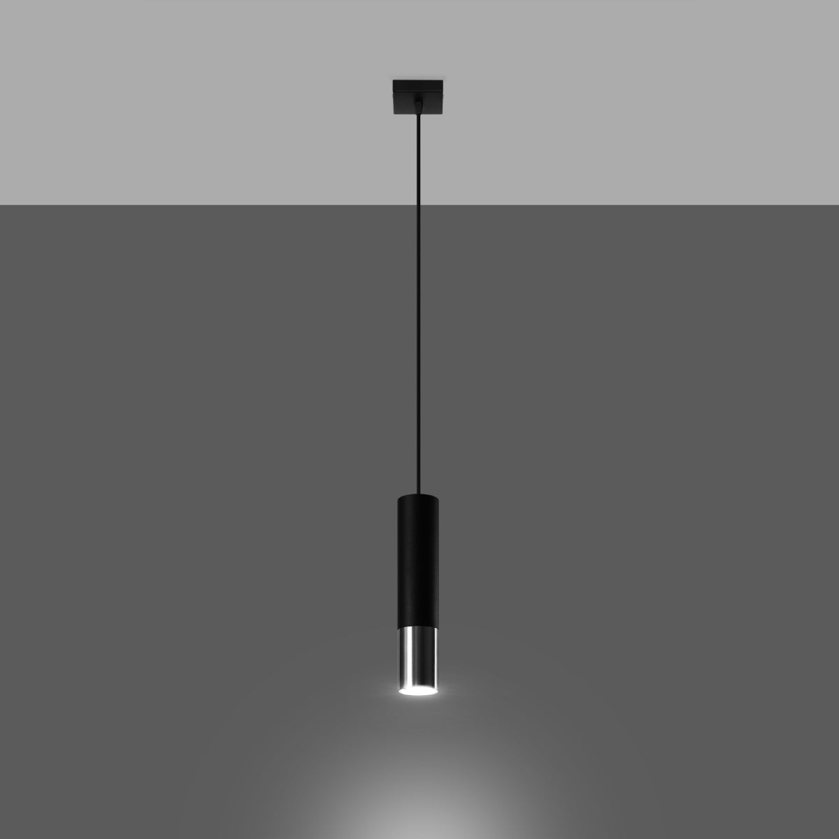 Loopez Modern Steel Pendant Light, GU10
