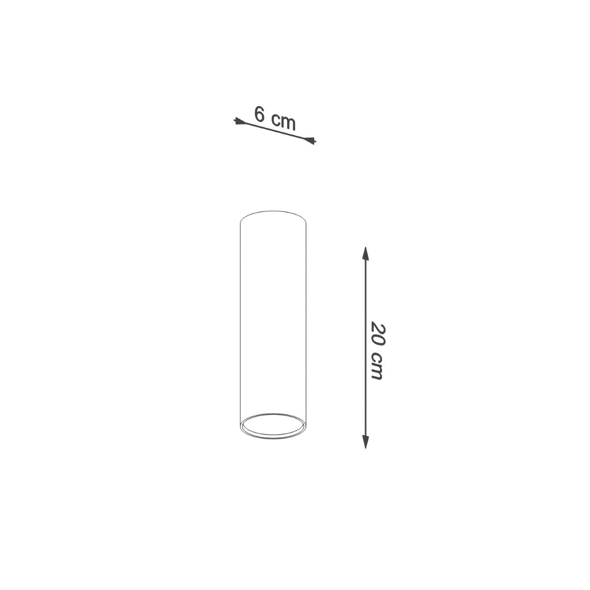 Lagos Modern Steel Ceiling Light, GU10
