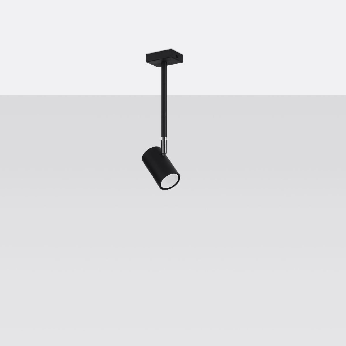 Sollux Norano Ceiling Lamp with Black Steel Finish, GU10 Fitting – Modern Ceiling Light