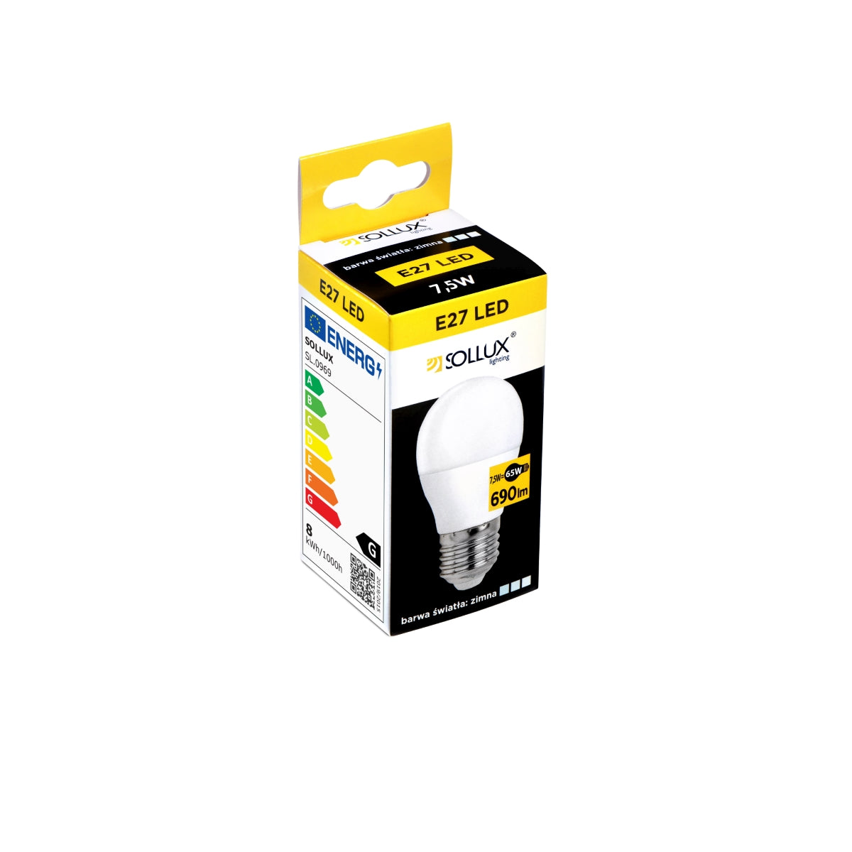 Sollux Lighting Light Bulbs, E27 Fitting – Warm and Cool Options for Bathrooms, Living Rooms and Bedrooms