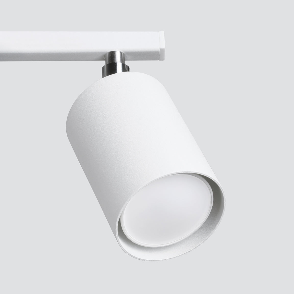 Sollux Lighting Lemmi Steel Ceiling Light with 3 GU10 Spots – Minimalist Design, White