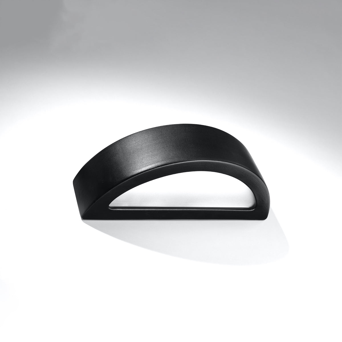 Sollux Lighting Atena Ceramic and Glass Wall Light with E27 Fitting – Modern Design, Black
