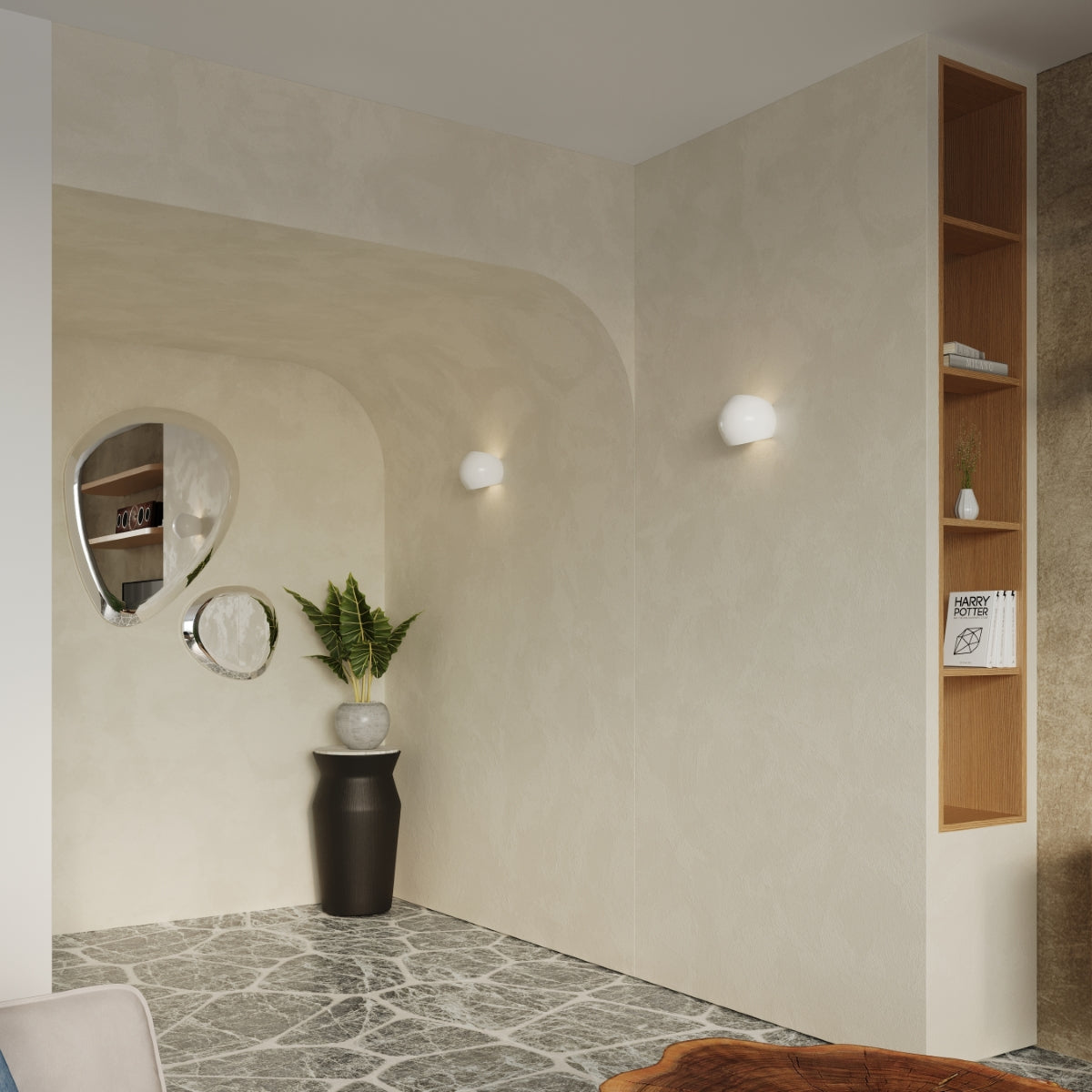 Globe Modern Ceramic Wall Light, E27