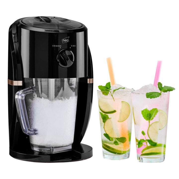 Neo Electric Ice Crusher & Slush Machine with 1L Jug – Black and Copper
