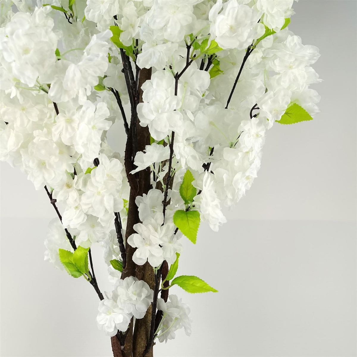 Leaf 150cm Artificial Blossom Tree with Pre-Potted Plastic Pot – Fully Assembled Faux Tree