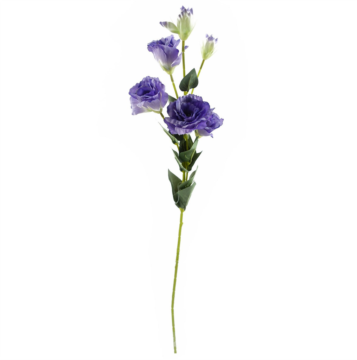 Pack of 6 x 80cm Artificial Purple Wild Rose Stem – 36 Flowers