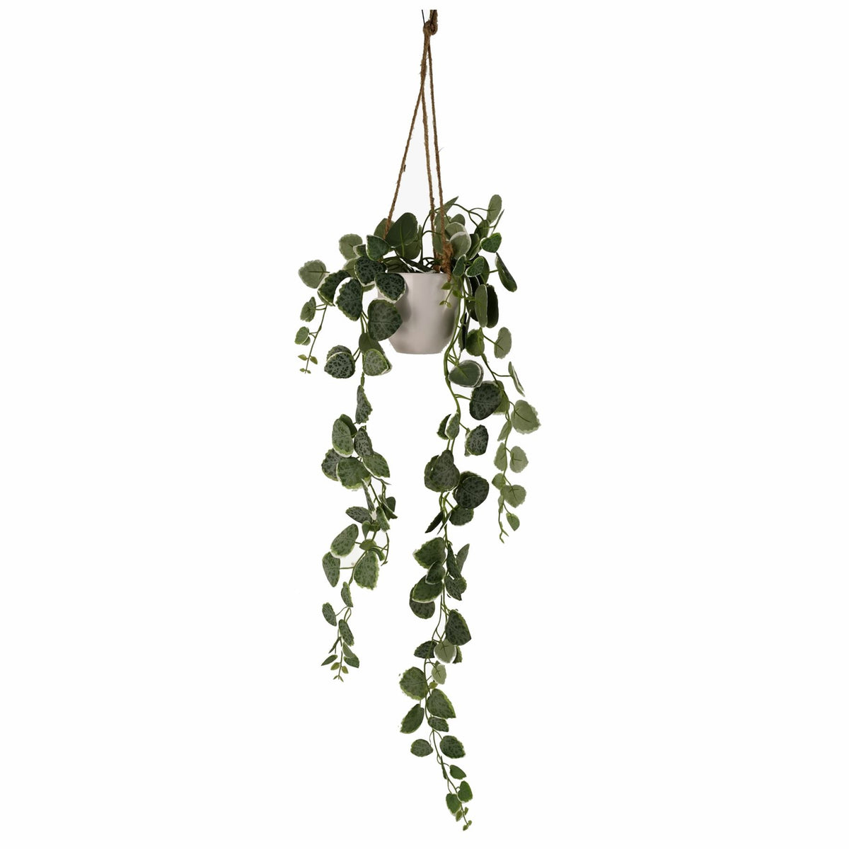 90cm Artificial Potted Trailing Hanging Natural Look Plant Realistic – String of Hearts