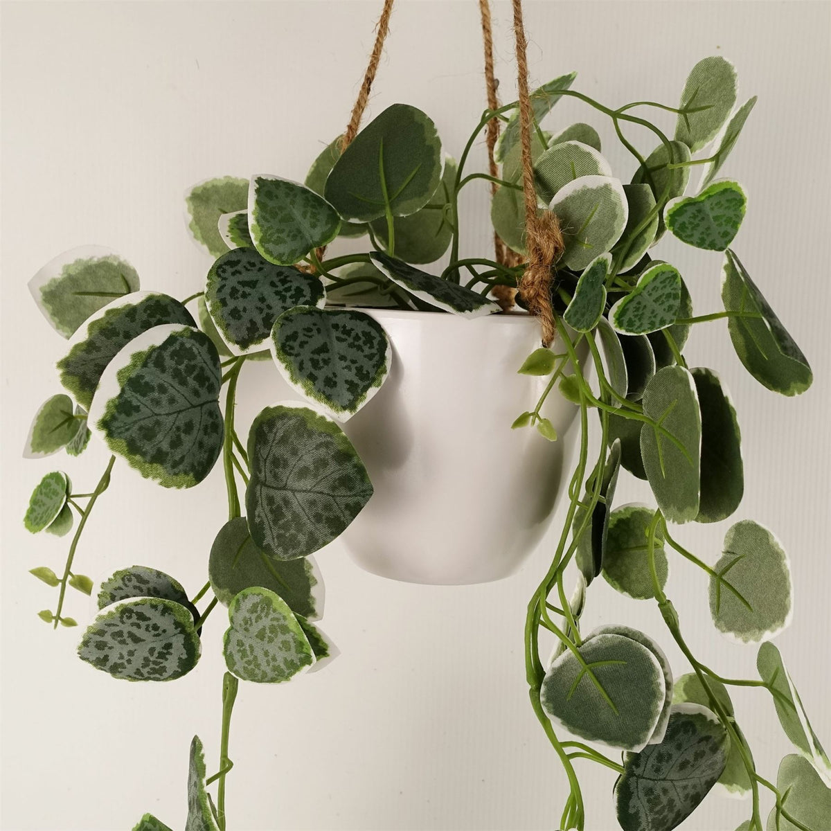90cm Artificial Potted Trailing Hanging Natural Look Plant Realistic – String of Hearts