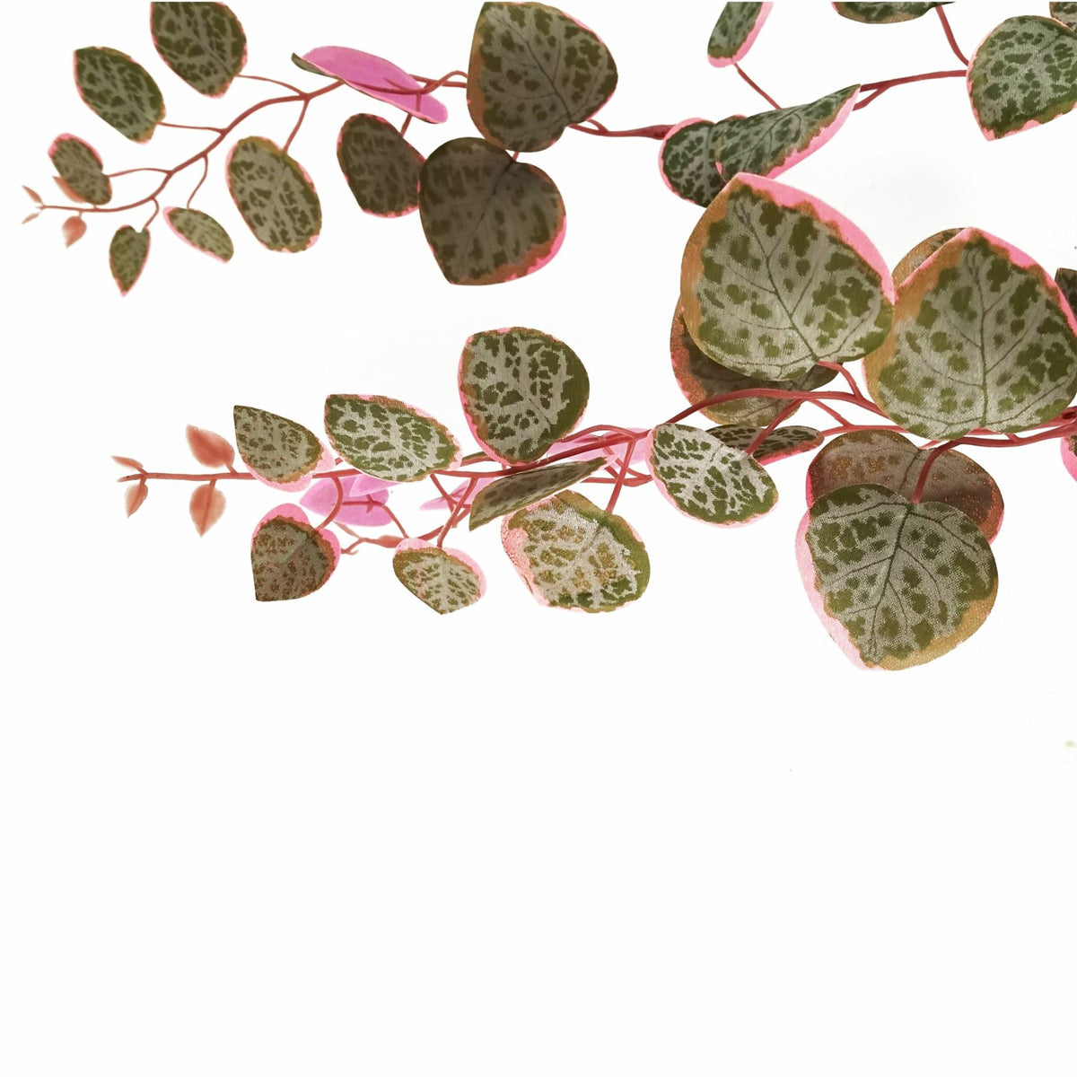 90cm Artificial Potted Trailing Hanging Pink Plant Realistic – String of Hearts