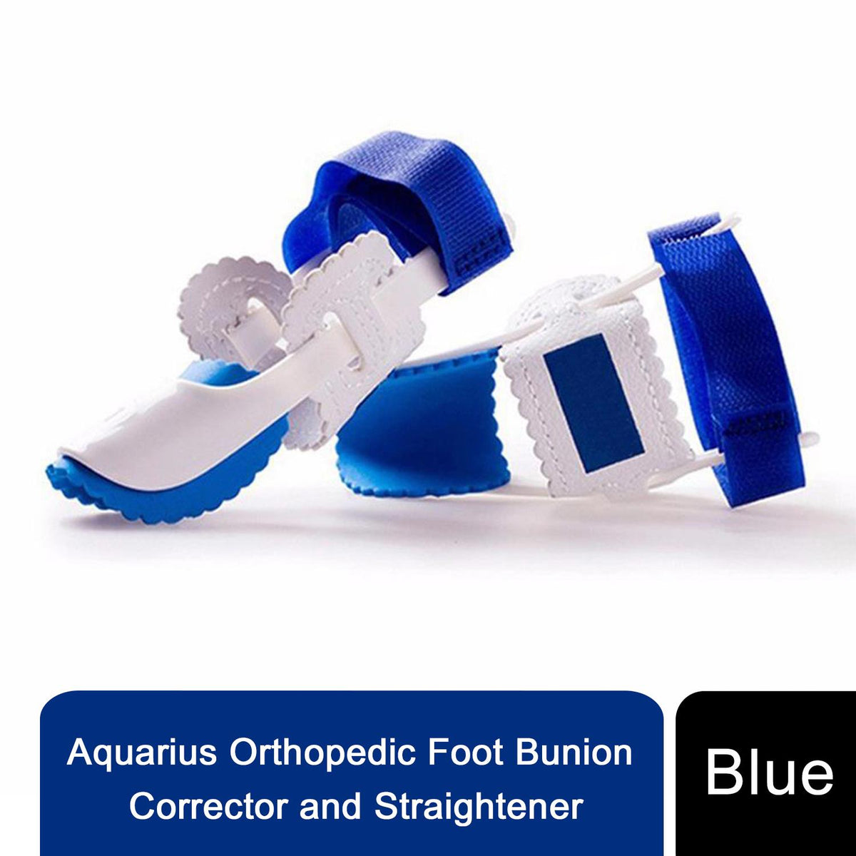 Aquarius Orthopedic Foot Bunion Corrector and Toe Straightener with Adjustable Straps – One Size, 13-18cm