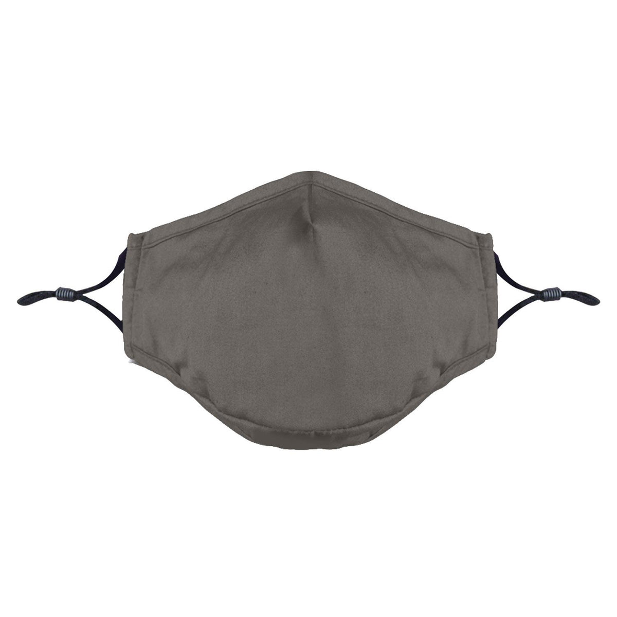Termin8 Triple-Layer Cotton Face Mask with Filter Pocket – Adults, Grey, Washable