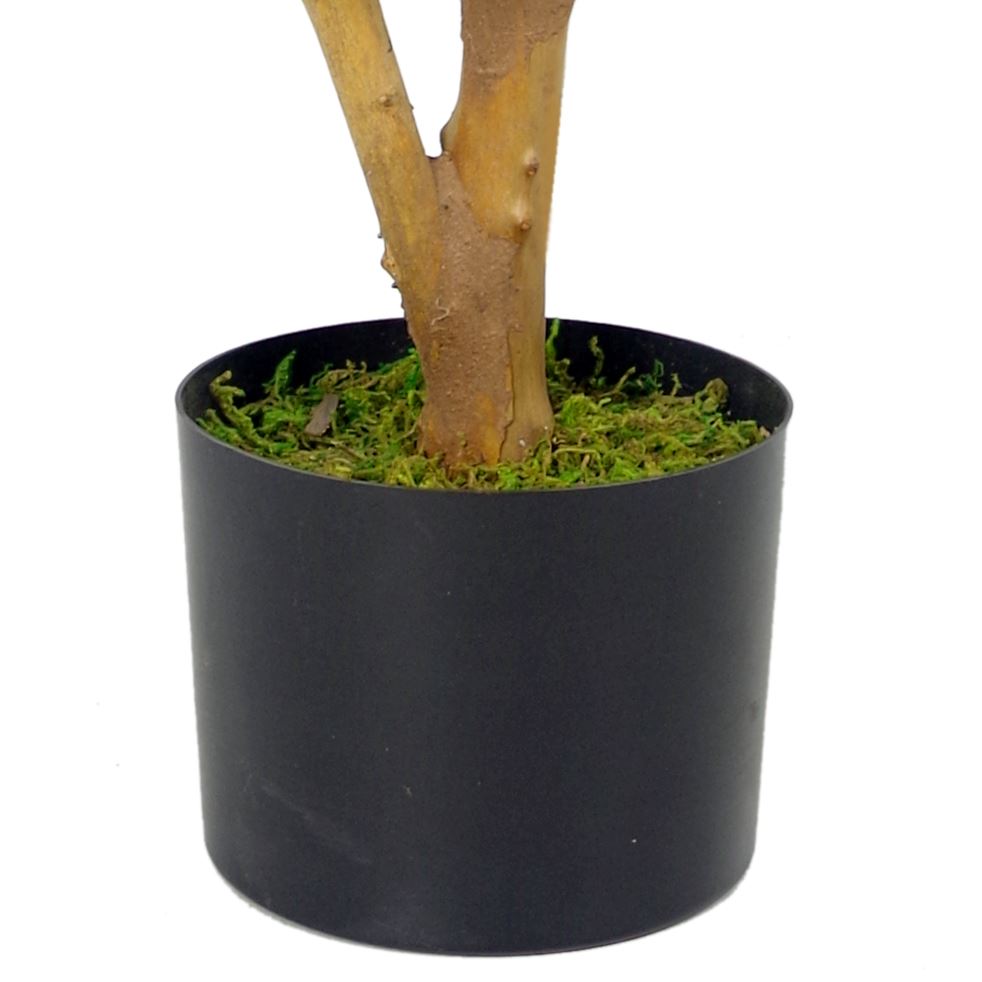 Leaf Design UK 65cm Luxury Artificial Olive Tree Bush with Wired Stems – Premium Range Faux Plant
