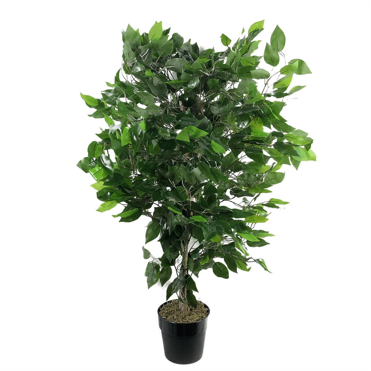 90cm Artificial Ficus Tree Bush – Large Bushy Plant