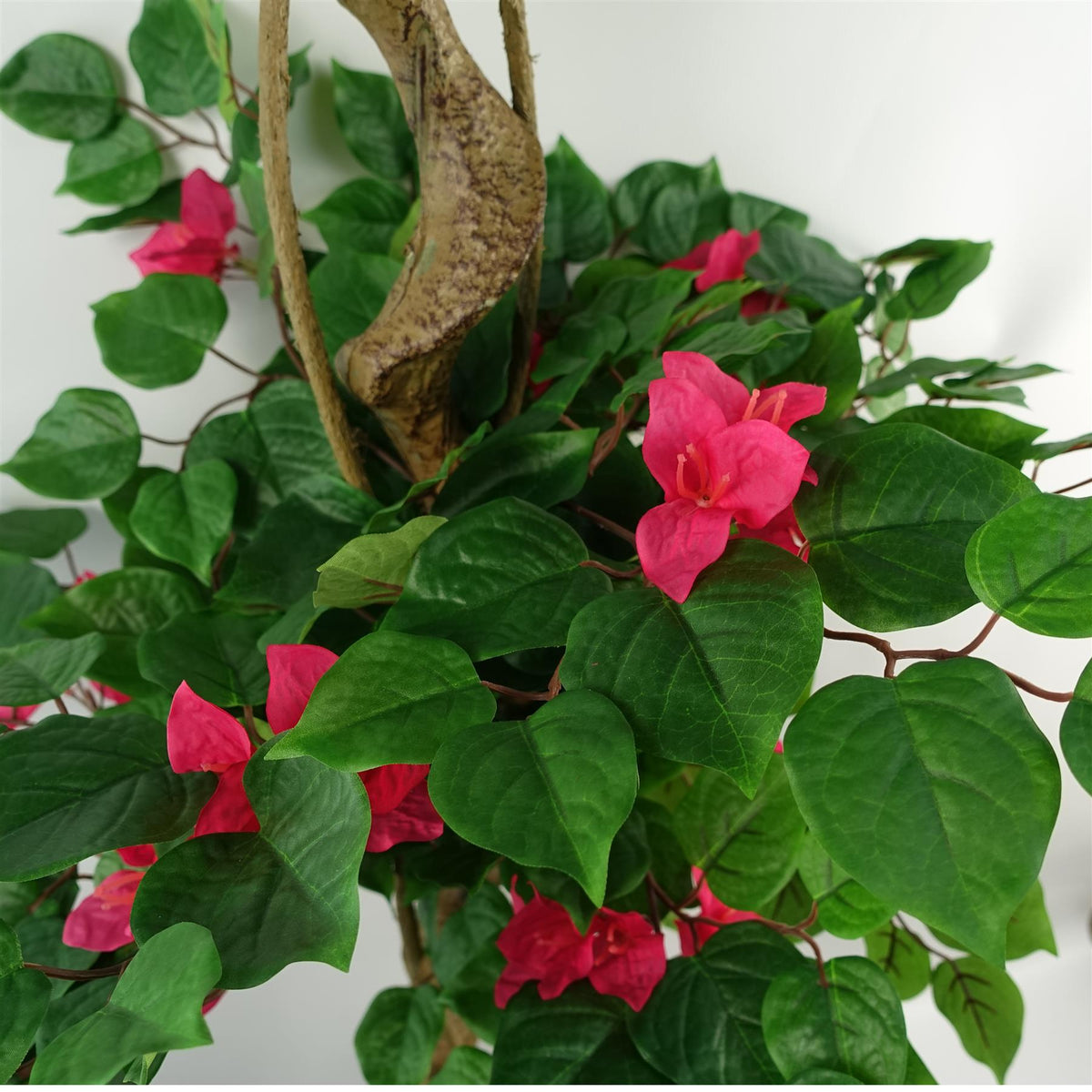 Leaf Design Artificial Japanese Bougainvillea Tree, 150cm – Silk Flowers & Twisted Trunk, Indoor Use