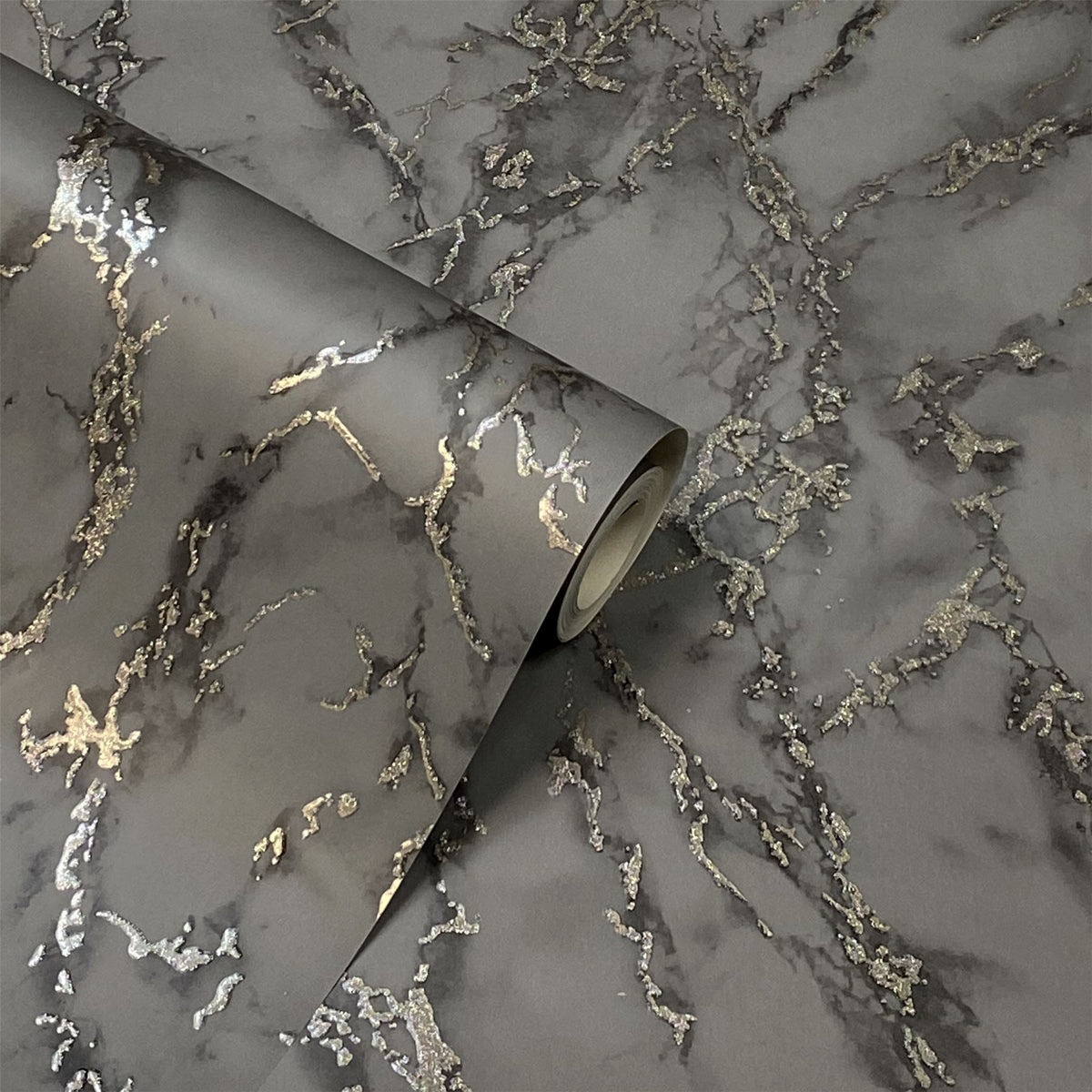 Arthouse Carrara Marble Wallpaper – Understated Marble Effect for Living Rooms and Kitchens, Charcoal