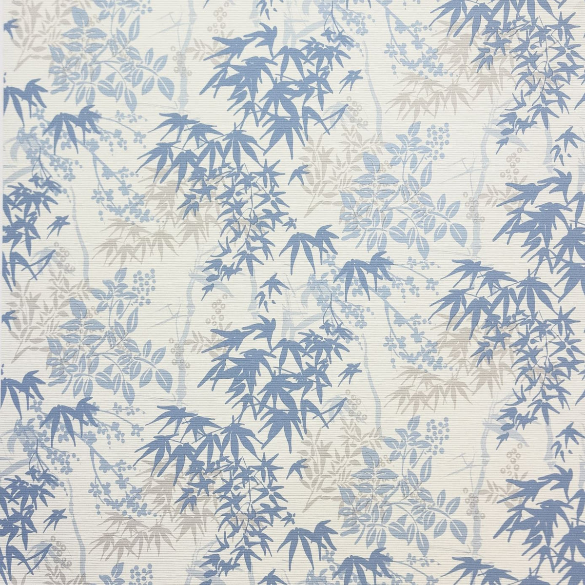 Arthouse Orient Tree Oriental Leaf Wallpaper with Watercolour Style – Feature Wall, Chalk Blue Grey