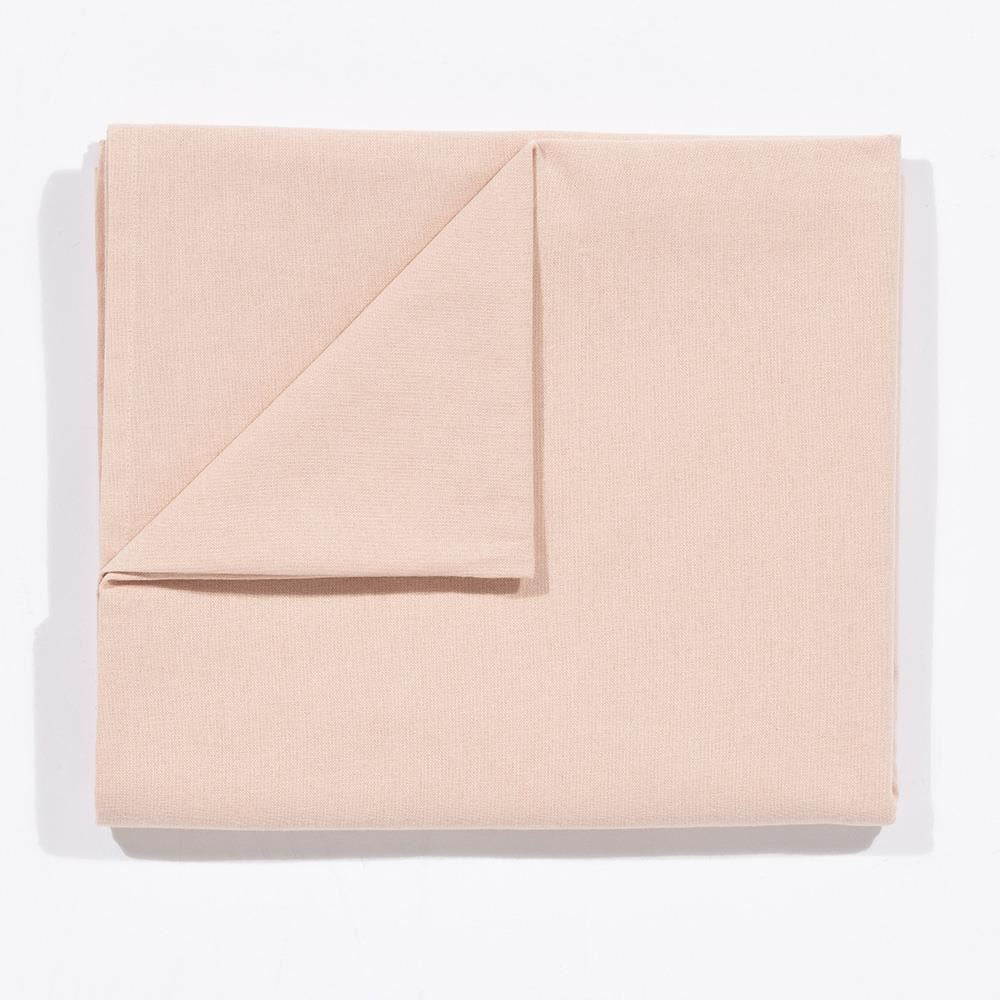 Esselle Home Avon 100% Cotton Tablecloth, 240 x 140cm – Dining Table Linen from the Revival Collection, Blush