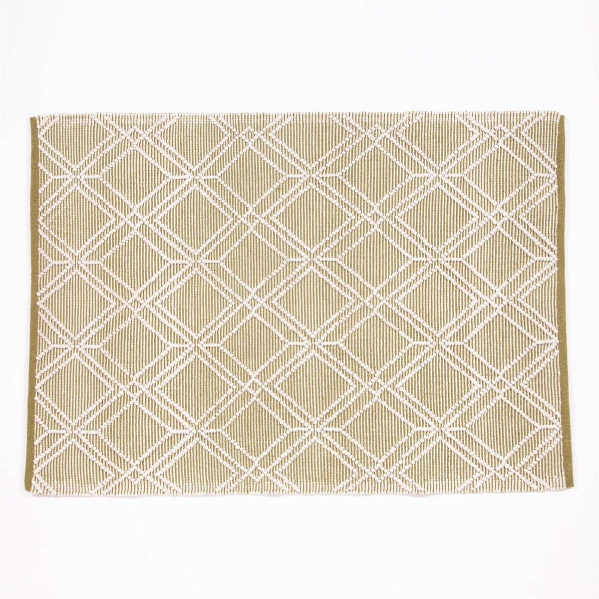 Blenheim olive recycled rug