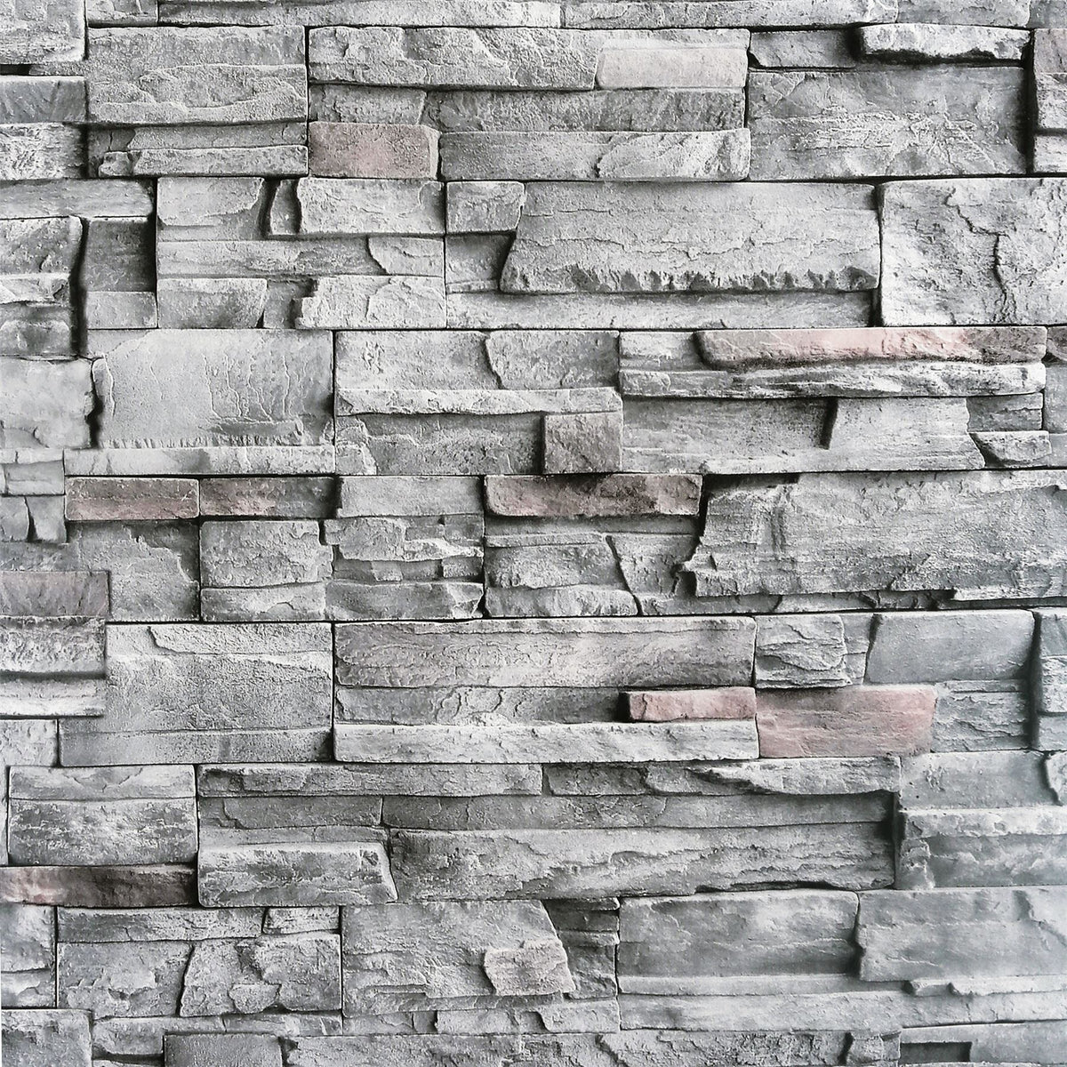 Arthouse Slate Wall Wallpaper – Realistic Grey Slate Brick Effect for Feature Walls or Whole Rooms