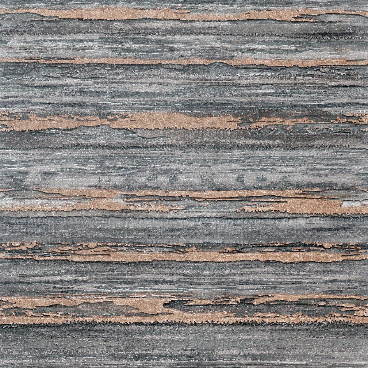 Arthouse Sahara Heavyweight Vinyl Wallpaper with Metallic Glitter Effect – Paste the Paper, Charcoal/Rose Gold