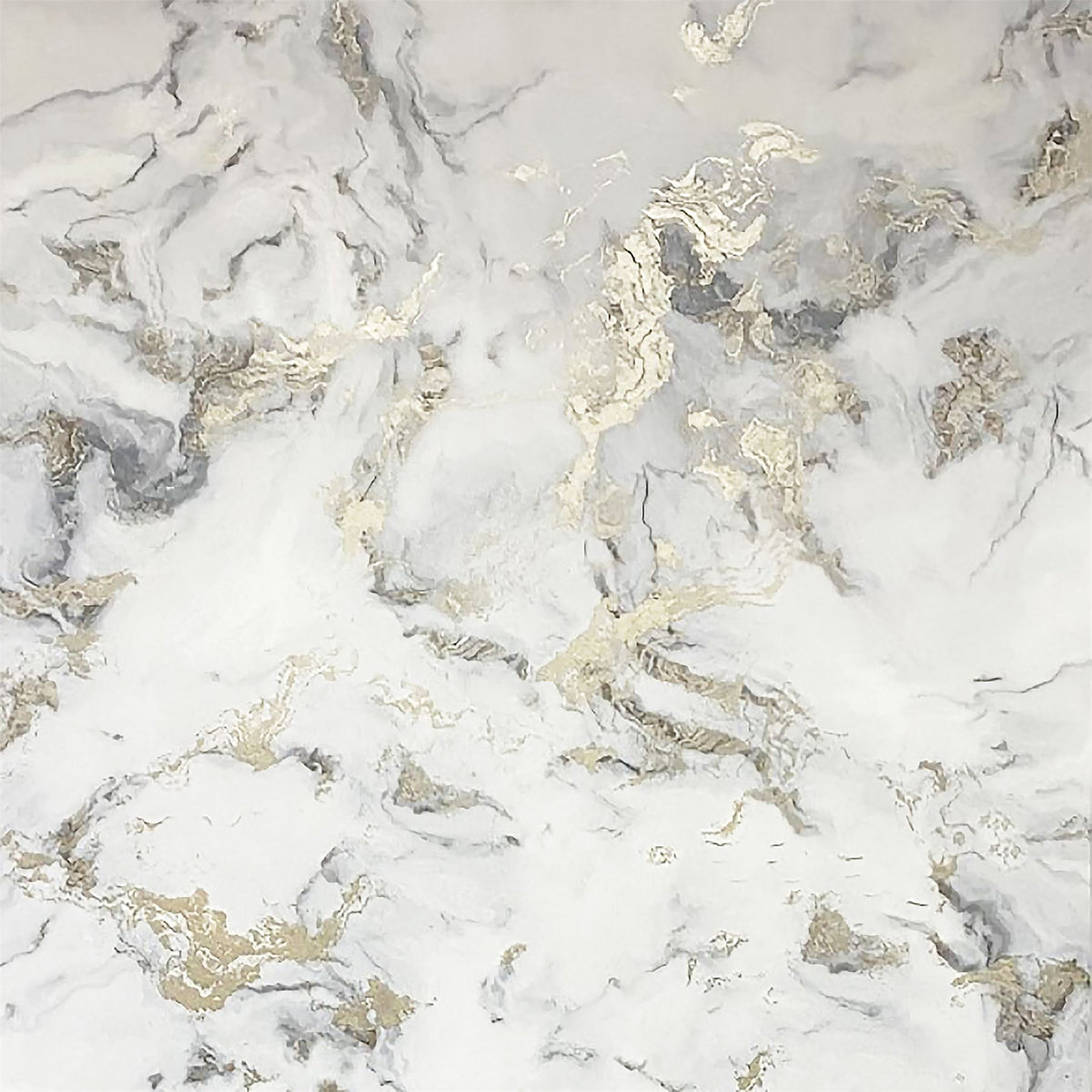 Arthouse Bahia Marble Wallpaper with Metallic Gold Detailing – Elegant Flat Surface Finish, Mono Gold