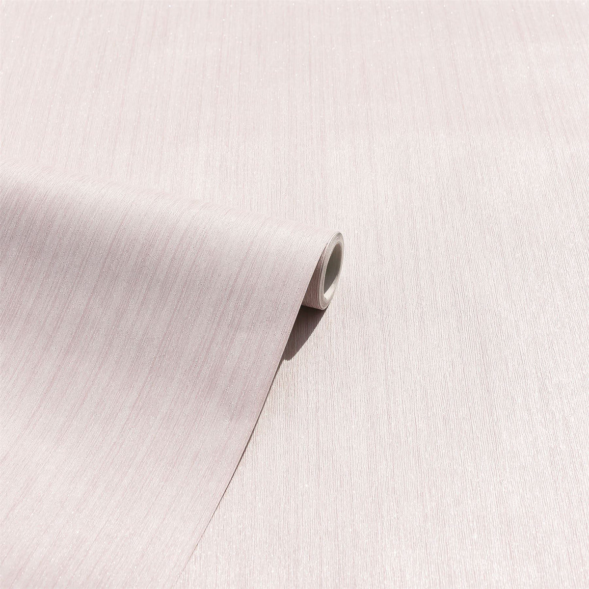 Arthouse Diamond Plain Textured Vinyl Wallpaper with Subtle Sparkle – Hardwearing Feature Wall, Blush Pink