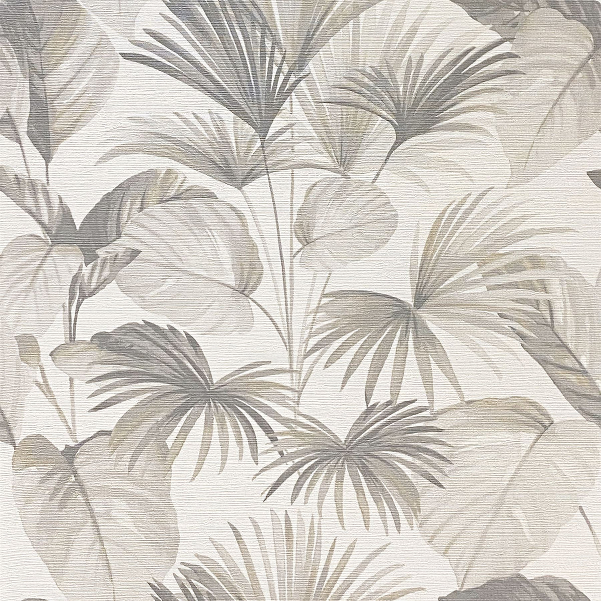 Arthouse Palm Grove Wallpaper with Palm Tree Design and Soft Matt Finish – Tropical Feature Wall, Natural