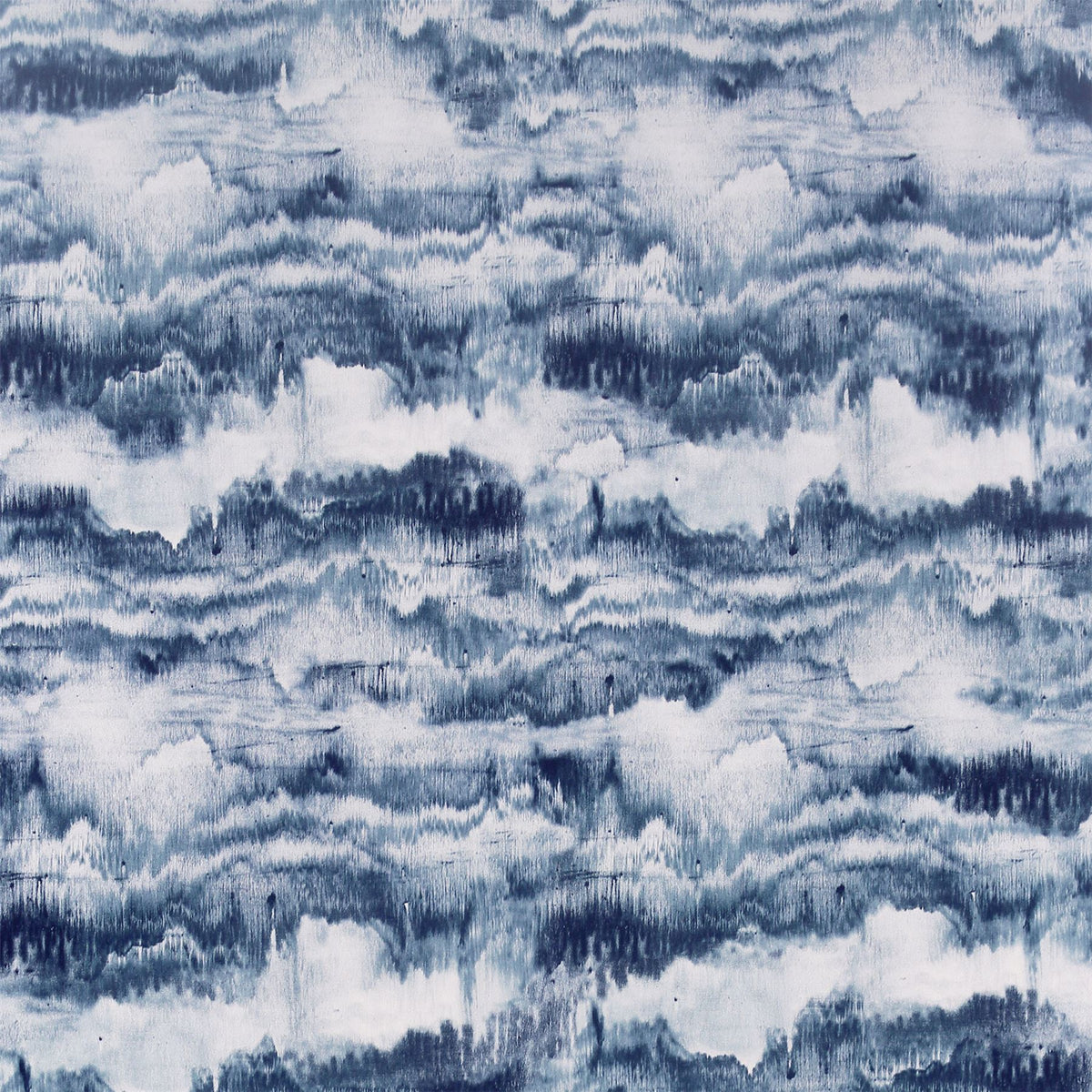 Arthouse Painted Canvas Expressionist Wallpaper – Paste the Wall Feature Wall Design, Navy