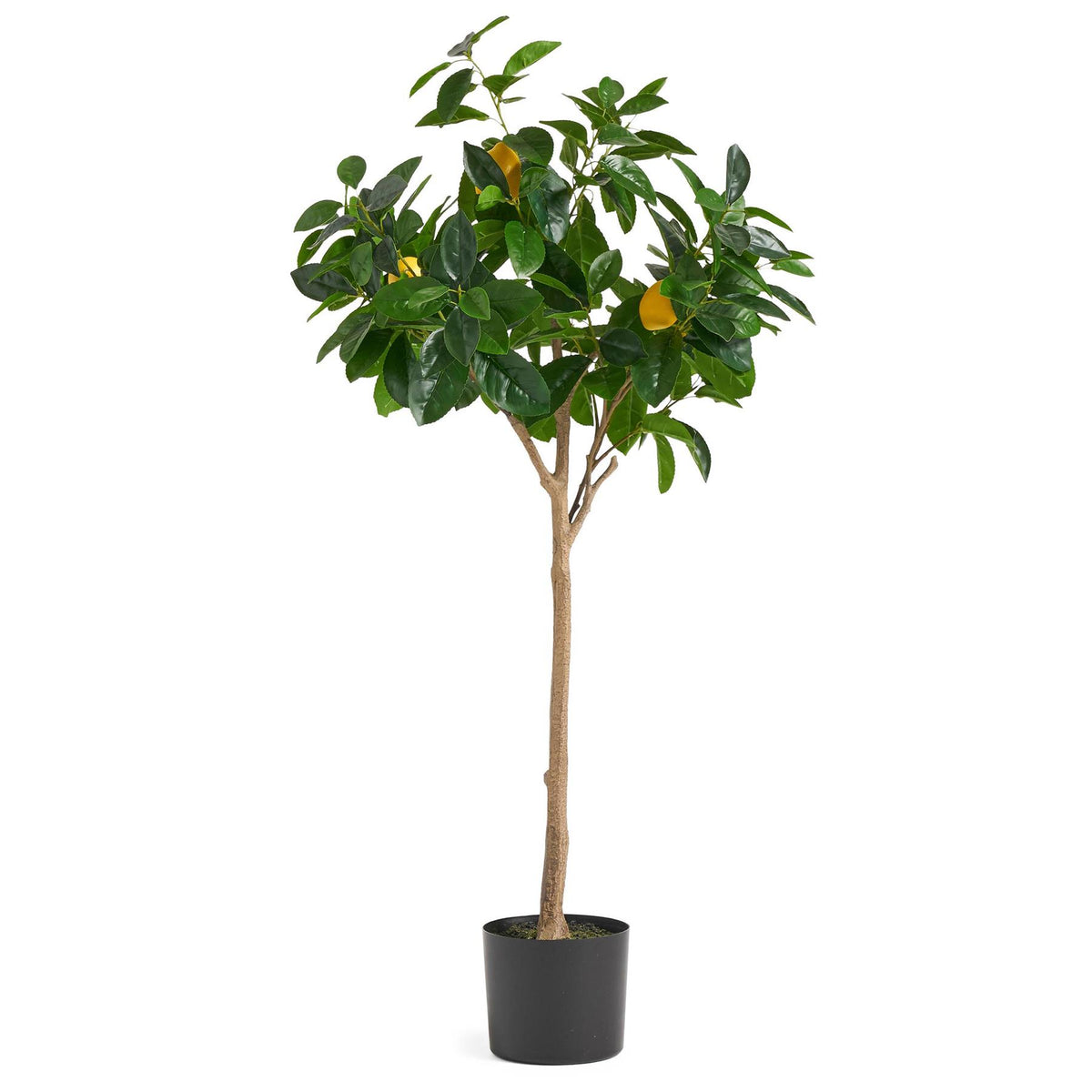 Leaf 120cm Premium Artificial Lemon Tree in Pot – Realistic Wired Stems, Low-Maintenance Indoor Greenery