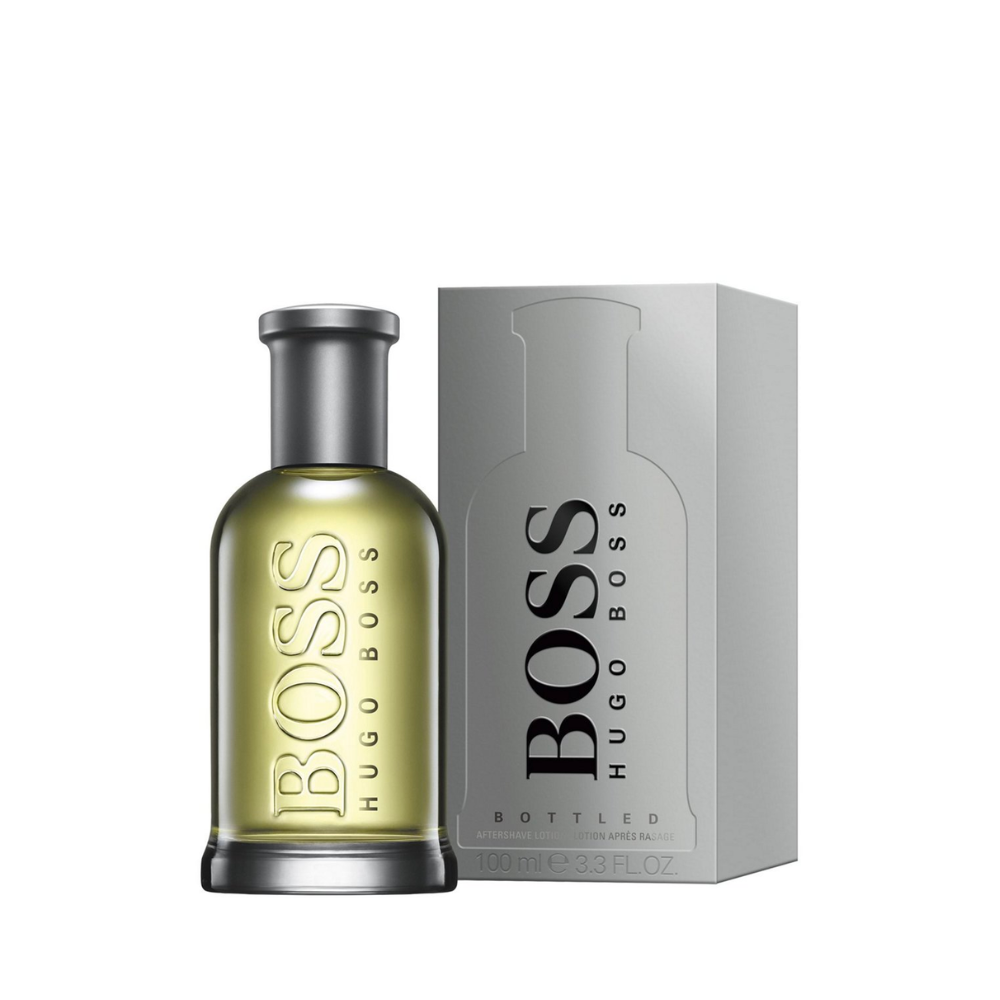 Hugo Boss Boss Bottled After Shave Lotion 100ml – Apple, Cinnamon & Sandalwood Men's Aftershave