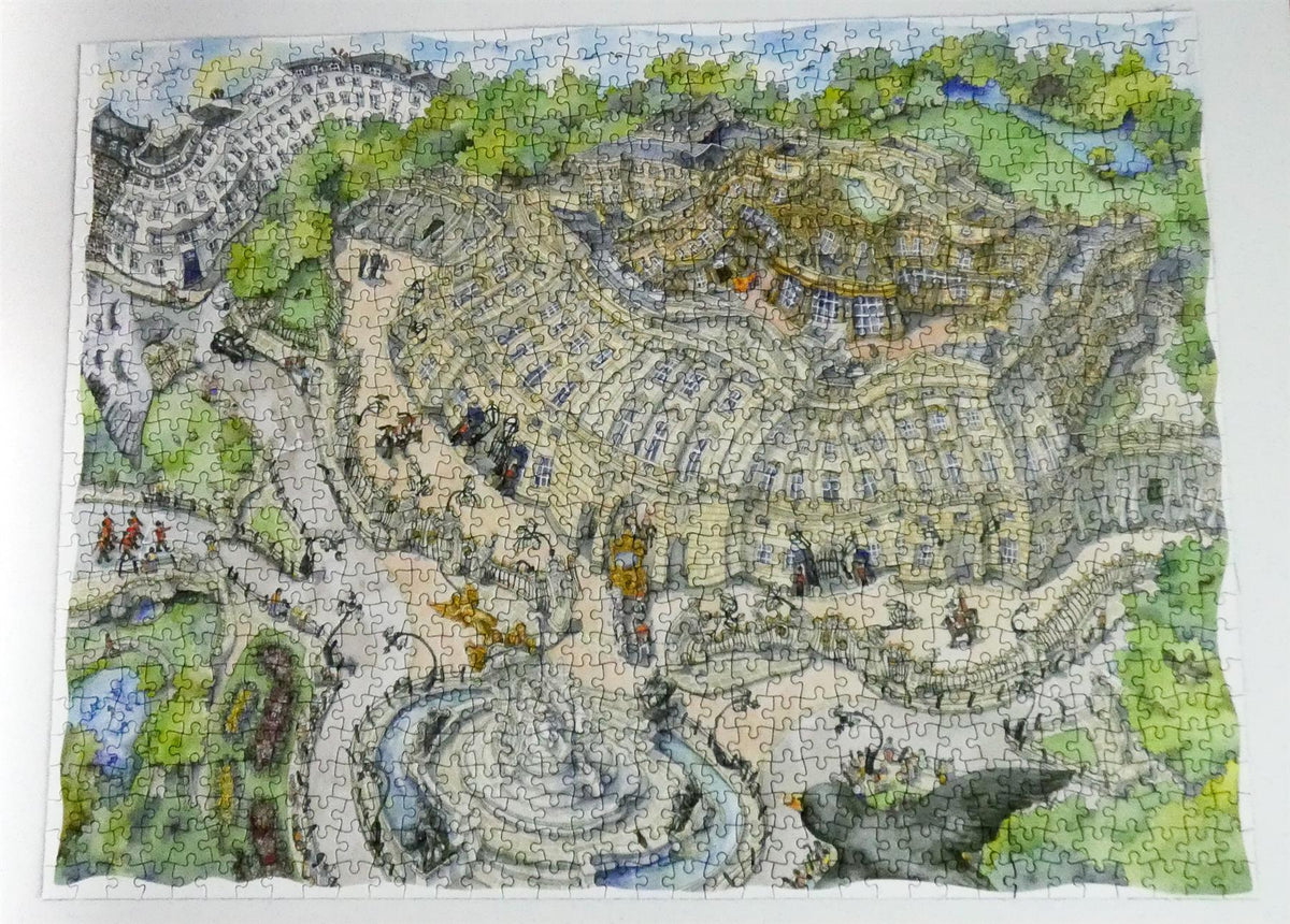 Wendy Brown Buckingham Palace 1000 Piece Jigsaw Puzzle – Topsy-Turvy London Palace Scene