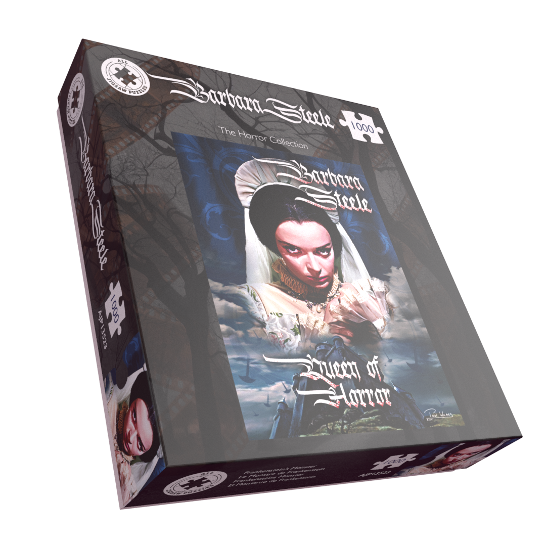 Horror Line Barbara Steele Queen of Horror 1000 Piece Jigsaw Puzzle – Classic Horror Film Puzzle