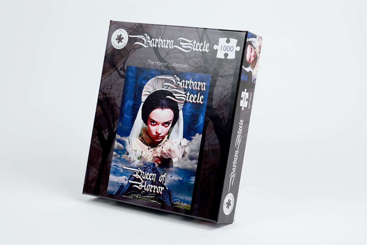 Horror Line Barbara Steele Queen of Horror 1000 Piece Jigsaw Puzzle – Classic Horror Film Puzzle