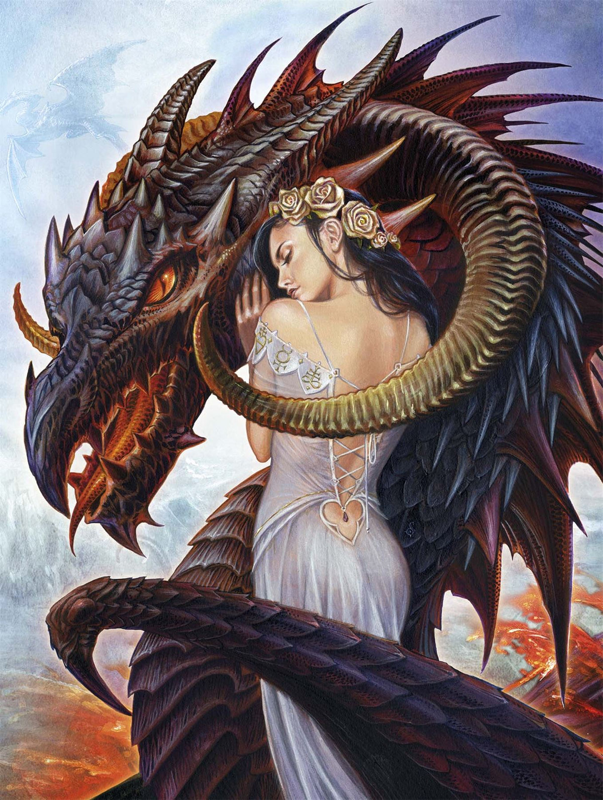 Alchemy Dragon Scold 1000 Piece Jigsaw Puzzle – Mystical Fantasy Dragon Artwork, 66 x 50cm