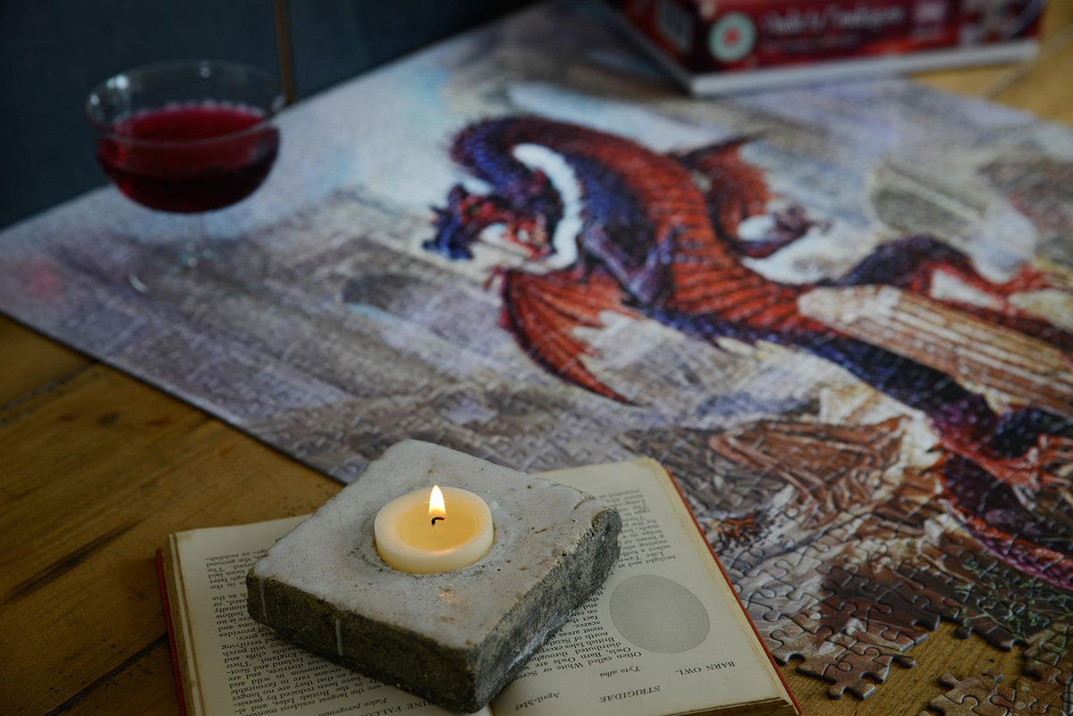 Alchemy Vindicta Pendragon 1000 Piece Jigsaw Puzzle – Mythical Dragon Fantasy Puzzle, 66 x 50 cm